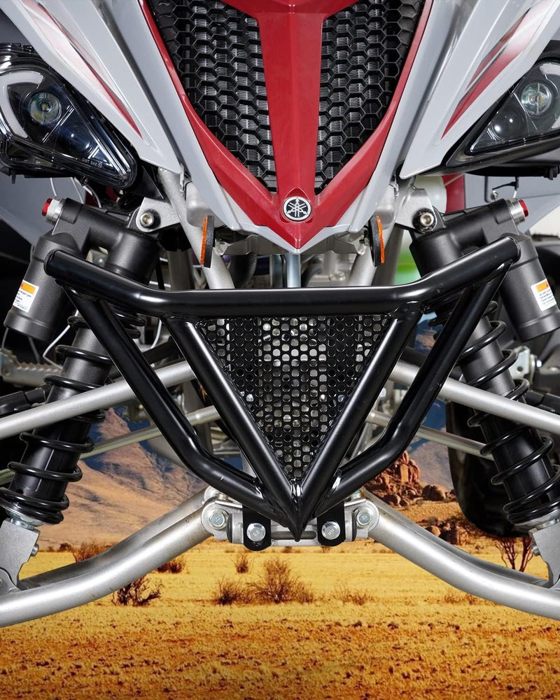 A & UTV PRO Front Bumper Guard & Rack Rear Wide Grab Bar Compatible with 2006-2022 Yamaha Raptor 700 / 700R Accessories - Image 3